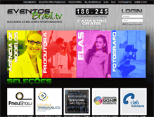 Tablet Screenshot of eventosbrasil.tv